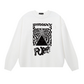 Purple Men's Long-Sleeve T-shirt Sweatshirt 1147