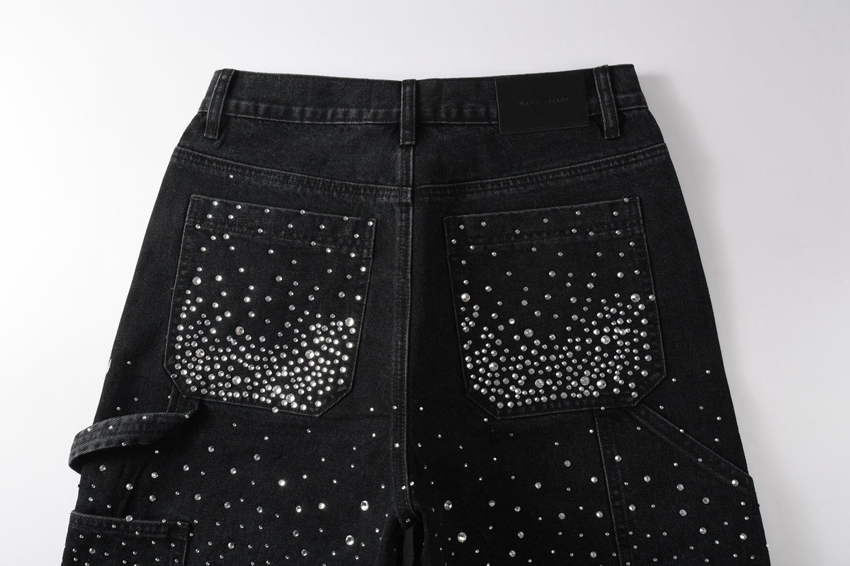 PURPLE Shorts Crystals 5099