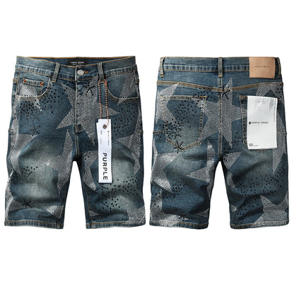 PURPLE Shorts Crystals 5116
