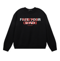 Purple Men's Long-Sleeve T-shirt Sweatshirt 1132